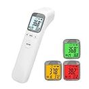 Thermometer for adults and Baby, Digital infrared non contact thermometer with Fever Alarm, LCD Screen, Accurate Reading and Memory Function