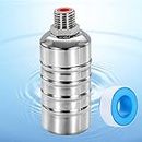 304 Stainless Steel Fully Automatic Water Level Control Float Valve, Pool Water Leveler Auto Fill, Water Tank Float Valve, Automatically Keep The Set Water Level (#B 1/2'' (upper water inlet))