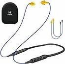 Earplug Work Headphones, Mipeace Neckband Ear Protection Bluetooth earplugs Work earbuds-29db Noise Reduction Safety Headphones with Replacement Buds, 19+Hour Battery for Lawn Mowing Sawing DIY