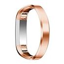 CALANDIS Stainless Steel Bangle Bracelet Wristband Band For Fitbit Alta Rose Gold