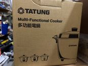 Tatung TAC-06KN Cocina Multifuncional Arrocera 6 Tazas Acero Inoxidable Nueva
