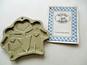 Brown Bag Cookie Art Ceramic Hill design stampo biscotti con coppia di bambini