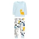 SAMGU Garçons Pyjamas Ensemble Coton Dinosaure Vêtements Longue Bas de Pyjama pour Enfants Bambin 1-5 Ans