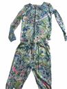 lilly Pulitzer girls Size 8 clothing Set Blue And Green Floral