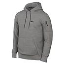 Nike Men's Therma Pullover Fitness Hoodie Gray Large