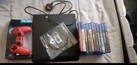 Sony PlayStation PS4 Konsolenpaket - 500GB Jet Black 13 Spiele 1 Controller