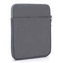 MyGadget 10 Zoll Nylon Sleeve Hülle - Schutzhülle Tasche 10" für Tablet & Mini Laptop z.B. Apple iPad 9.7" (Air, Pro), Samsung Galaxy Tab S3 - Dunkel Grau
