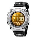 BEN NEVIS Kids Watch,Boys Watch for 6-15 Year Old Boys,Digital Sport Outdoor Multifunctional Chronograph LED 50 M Waterproof Alarm Calendar Watch for Children with Silicone Band