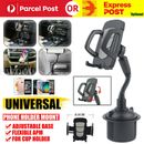 Universal Car Rotate Mount Gooseneck Cup Holder Cradle For Cell Phone Adjustable