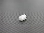 GPM RACING XMods Evolution Touring Upgrade Parts Delrin Motor Gear (9T) - 1Pc White