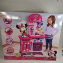 Junior Minnie Mouse Flipping Fun Pretend Play Kitchen Set,Food, Realistic Sounds