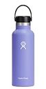 Hydro Flask 18 oz Standard Mouth with Flex Cap Stainless Steel Reusable Water Bottle Lupine - Vacuum Insulated, Dishwasher Safe, BPA-Free, Non-Toxic