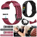 For Fitbit Charge 5 Sport Silicone Strap Smart Watch Band Replacement Wristband