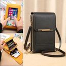 Womens Bag Soft Leather Wallet Touch Screen Phone Purse