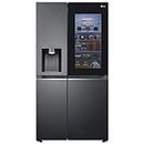 LG 674 L Frost-Free Inverter Linear Compressor Wi-Fi Side-By-Side Refrigerator (GC-X257CQES, Matt Black, Door Cooling+, Hygiene Fresh+, Water and Ice Dispenser with UV Nano, 2022 Model)