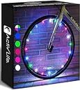 Activ Life Bike Lights (2 Tires, Multicolor) Fun Accessories for Cool Beach Cruisers Gifts for Kids Ages 7 8 9 10 11 12 Year Old Boys Girls Fun Bicycle Teens Cool Men Women Summer 2024