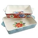 The Pioneer Woman Baking Dish Spring Bouquet 2-Piece Baker Set Floral