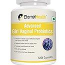 EternalHealth Advanced Girl Vaginal Probiotics - 120 Capsules - Women's Probiotic Supports & Maintains Vaginal Flora & Urinary Tract Health - Feminine Health Balance pH Levels - Dairy & Gluten-Free