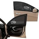 Universal Car Window Shade, 2 Pack Car Front Side Window Sunshade for Sun Glare, UV Rays and Privacy Protection, Universal for Most Cars, SUVs, Sedans, Baby Car Shades for Side Window (Front)