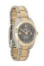 Rolex, Pre-Loved Stainless Steel & 18K Yellow Gold Wimbledon Datejust 116333 41mm, Grey