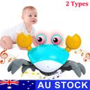 Crawling Crab Baby Toy,Baby Musical Toys for Toddlers 1-3,Tummy Time Baby Toys