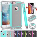 For iPhone XR,XS Max,6,6S,7,8 Plus,SE 2016,5,5S Case Cover with Screen Protector