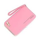 MYADDICTION Fashionable Womens Long PU Wallet Coin Purse Cellphone Pouch Pink Clothing Shoes & Accessories | Womens Accessories | Wallets