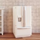 Accesorios de cocina refrigerador refrigerador congelador en miniatura para casa de muñecas a escala 1:12
