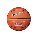 Nike BS3009-855 Rubber Basketball, Size 7, (Orange, Black, Metal Silver)