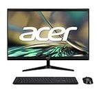 Acer Aspire C24-1700 All in One - Pantalla de 23.8" Full HD (Intel Core i5-1235U, 16GB RAM, 512GB SSD, Intel Iris Xe Graphics, Windows 11) Color Negro - Ratón + Teclado QWERTY Español