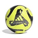Adidas Unisex Ball (Thermal-Bonding) Tiro League Thermally Bonded Football, Solar Yellow/Black/Iron Met, HZ1295, 4