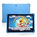 CWOWDEFU Kids Tablet 10 Pouces,Android 12 Children Tablet with 5G WiFi+ AX WiFi6,3GB RAM+32GB ROM,1280 * 800 HD Display,6000 mAh,Parental Control,5+8MP Camera,Bluetooth5.0, Stylus Pen(Blue)