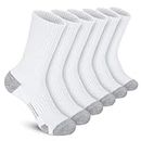Felicigeely Athletic Socks Cushion Running Socks Performance Breathable Crew Socks Outdoor Sports Socks for Men Women 6Pairs