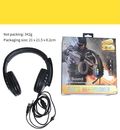 Headphones Gaming Headset Colorful LED Marquee Wired Gaming E Sports Luminou OBF