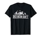 Der Berg ruft - Bergsport T-Shirt mit Spruch & Berge Design