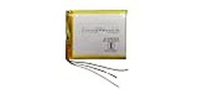 KP-346072 3Pin Wire 3.7v 4000mAh 3 Wire Rechargeable Battery for DVD, Tablet, MP3 Player, 4000 mah