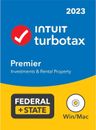 CD de software de impuestos TurboTax Premier 2023, impuestos federales y estatales para Windows y Mac - ENVÍO EN 24