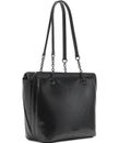 Authentic CALVIN KLEIN Hailey Vegan Leather Black Tote Shoulder Handbag Purse