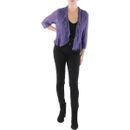 Connected Apparel Womens Lace Ruffled Open Front Bolero Jacket Plus BHFO 7587