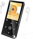 80GB MP3 Player, Music Player with Bluetooth 5.2, with A High-Capacity Battery Inside, with FM Radio/E-Book Reading/HD Speaker/Alarm Clock,for Sport-Contains Earphones
