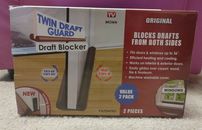 Value 2 Pack Twin Draft Guard Draft Blocker for Doors and Windows New