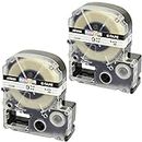 Prestige Cartridge 2 Compatible with EPSON LC-3TBN LC-3TBN9 ST9KW Black on Transparent 9mm x 8m Label Tapes for LabelWorks LW-300 LW-300L LW-400 LW-500 LW-600P LW-700 LW-900P LW-1000P Label Makers