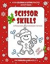 Scissor Skills: A Preschool Workbook for Kids (A Fun Coloring and Cutting Practice Activity Book for Toddlers and Kids ages 3-5, Merry Christmas): 30+ Fun and Cute Ornaments to decorate the Xmas Tree