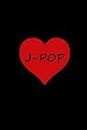J-POP: 6" x 9" 120 page lined J-Pop journal diary notebook by Spotter
