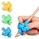 DOCAT Pencil Gripper for Kids Handwriting for Toddlers & Preschoolers, Pencil Holder Grip Posture Correction Training Writing Aid 3pc