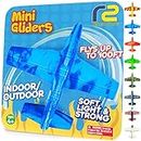 Airplane Toy Foam Glider Plane for Kids: Best Outdoor Toys for Boys & Girls All Ages. Easy Throwing Air Planes STEM Summer Yard Beach Indoor Toy Games. Great Gifts for Age 3 4 5 6 7 8 9 11 12 Year Old