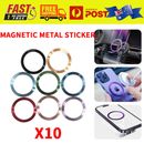 Magnetic Ring Holder Sticker MagSafe Metal Plate Ring Wireless Charging Iphone