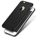 Winble Soft Silicone Back Cover Case for iPhone 6 / iPhone 6s (Black)