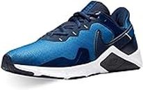 Nike Legend Essential 2, Zapatillas de Atletismo Hombre, Dk Marina Blue/Midnight Navy-O, 44 EU
