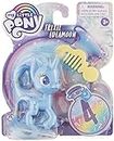 My Little Pony Trixie Lulamoon Potion Pony Figure - 3-Inch Blue Pony Toy with Brushable Hair, Comb, and 4 Surprise Accessories